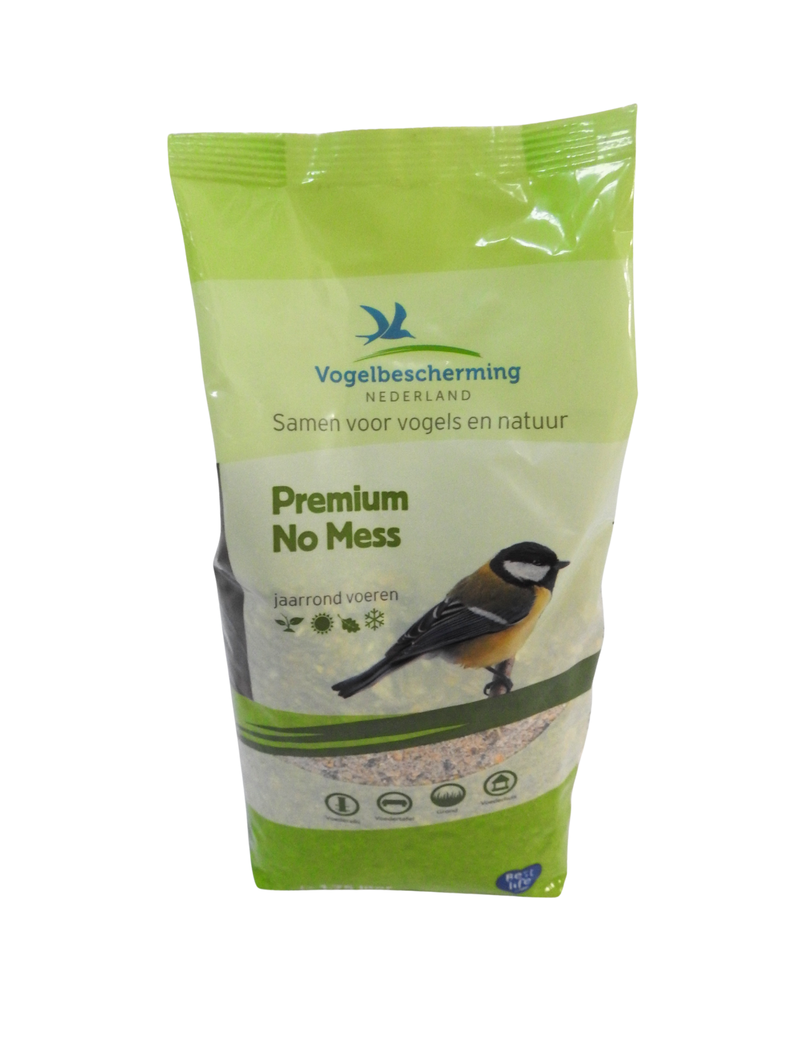 Premium No Mess Vogelvoer – Schilvrij & Onkruidvrij